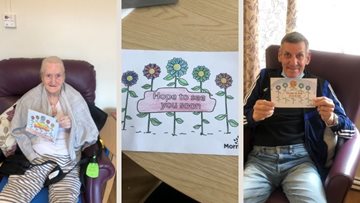 Coventry care home Residents receive supportive postcards from local school